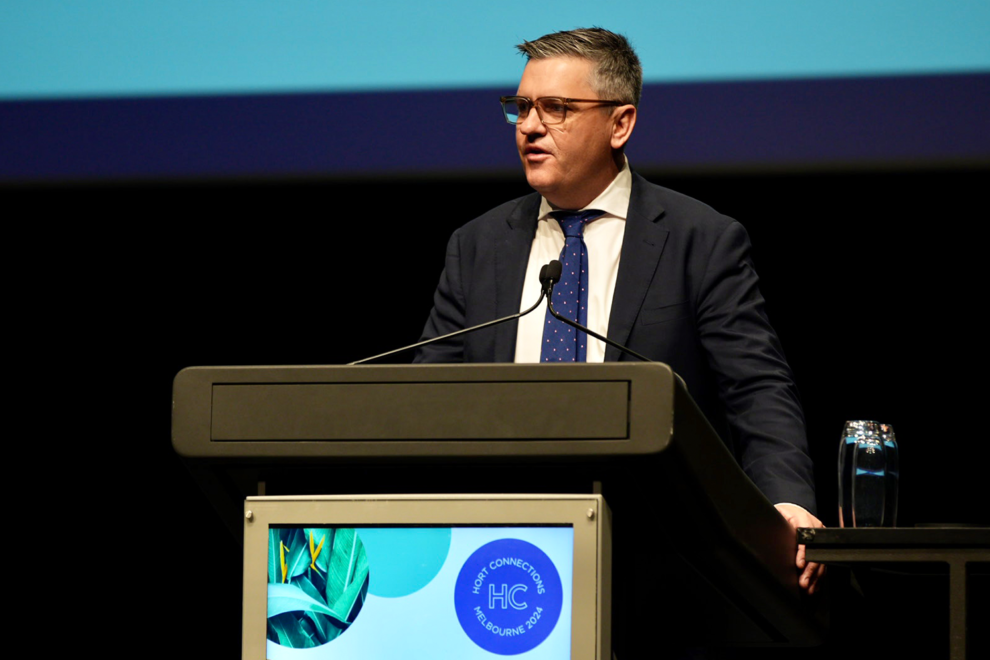 brett-frontiers-vc Brett Fifield CEO Hort Innovation speaking at Hort Connections